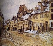 Camille Pissarro Leads to the loose multi tile this lucky Shao road France oil painting artist